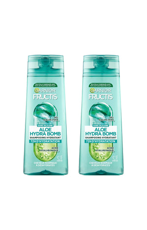 2 shampoings hydratants sans silicone - Cheveux normaux à déshydratés - 300 ml