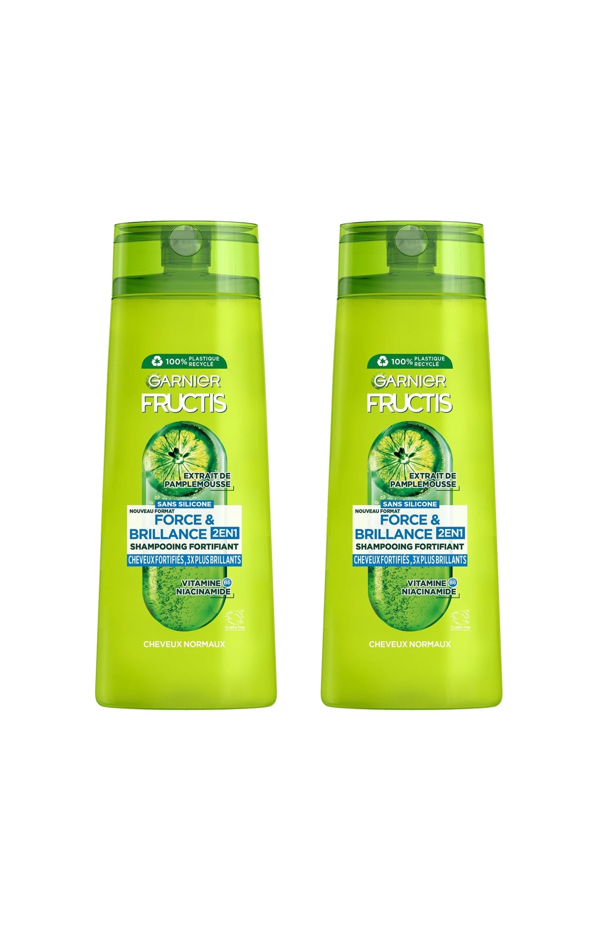 2 shampoings fortifiants - Cheveux normaux - 300 ml