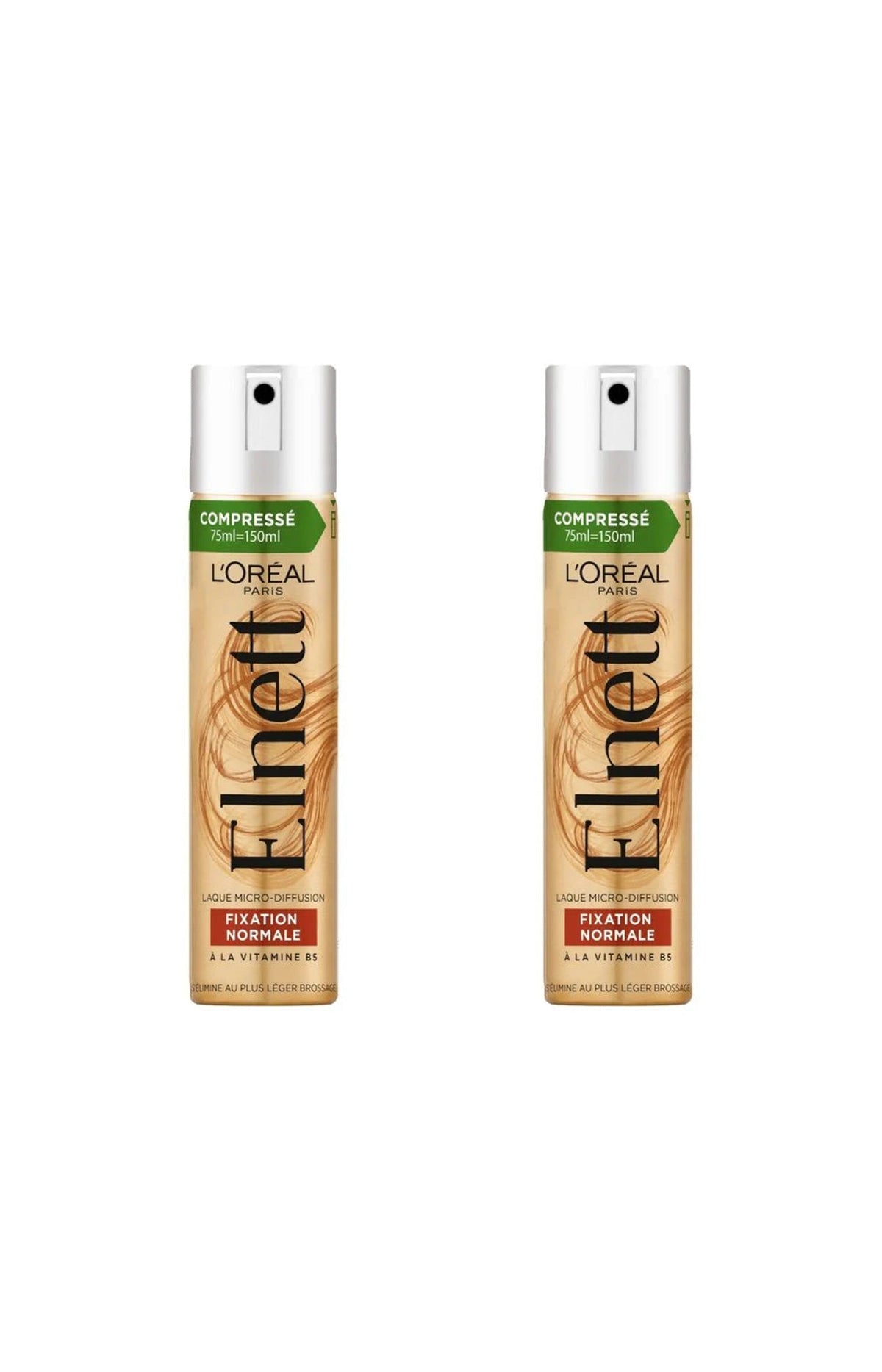 2 laques pour cheveux - Fixation normale