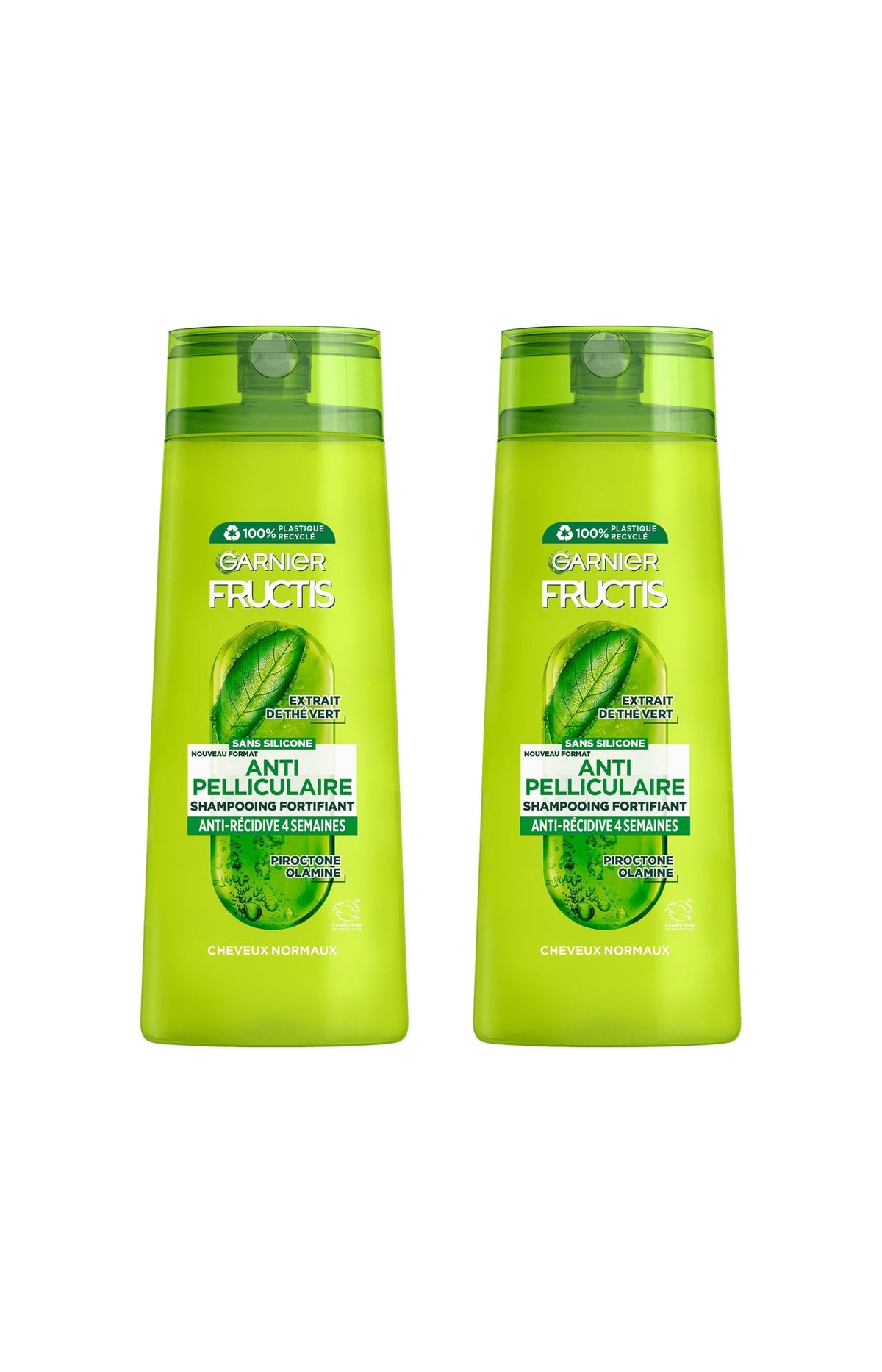 2 shampoings fortifiants - Antipelliculaire - Cheveux normaux - 300 ml