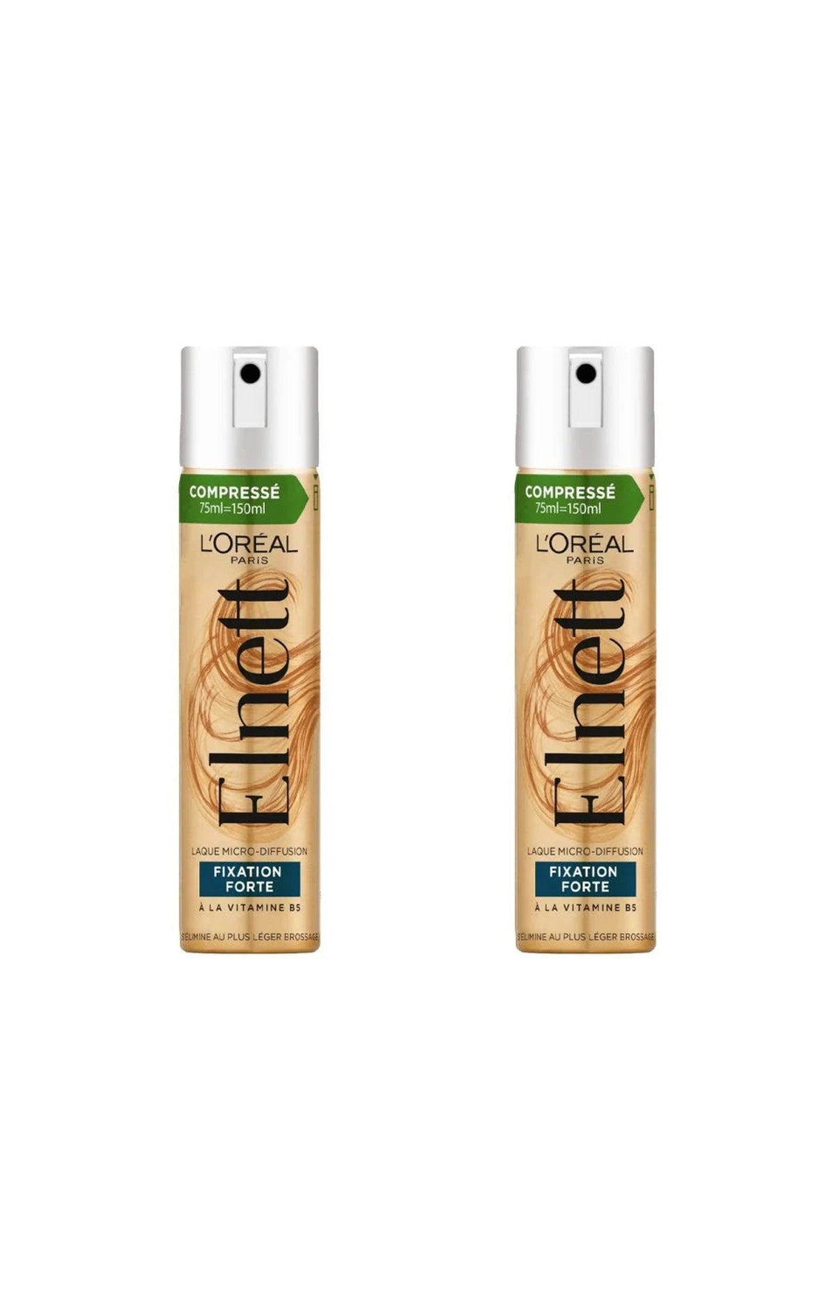 2 laques pour cheveux - Fixation forte