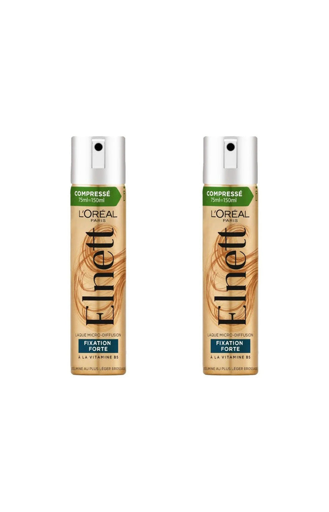 2 laques pour cheveux - Fixation forte