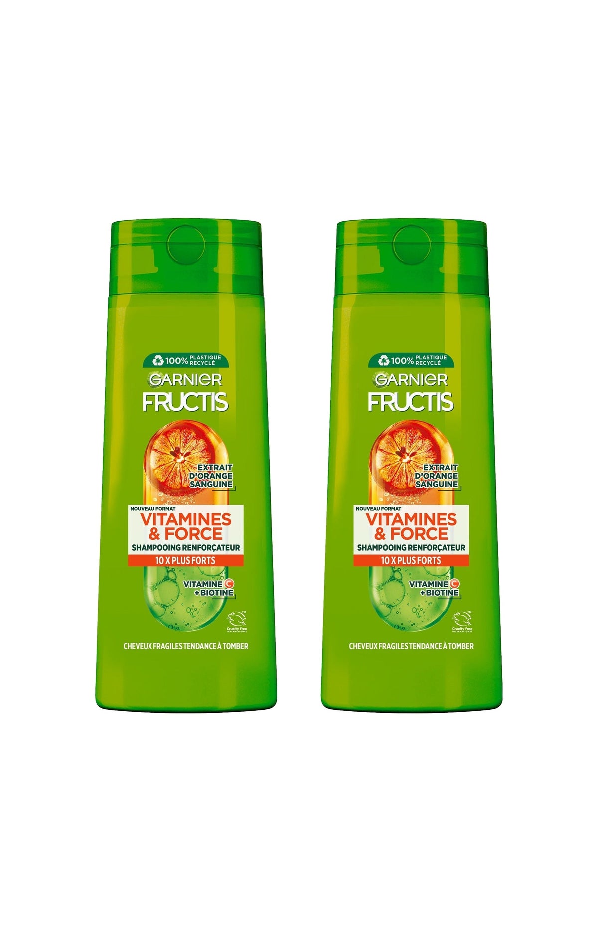 2 shampoings renforçateurs - Cheveux fragiles - 300 ml