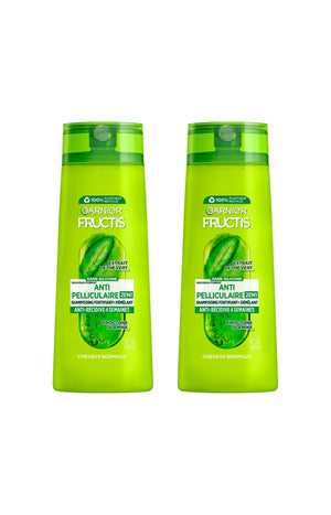 2 shampoings fortifiants sans silicone - Antipelliculaire - 300 ml