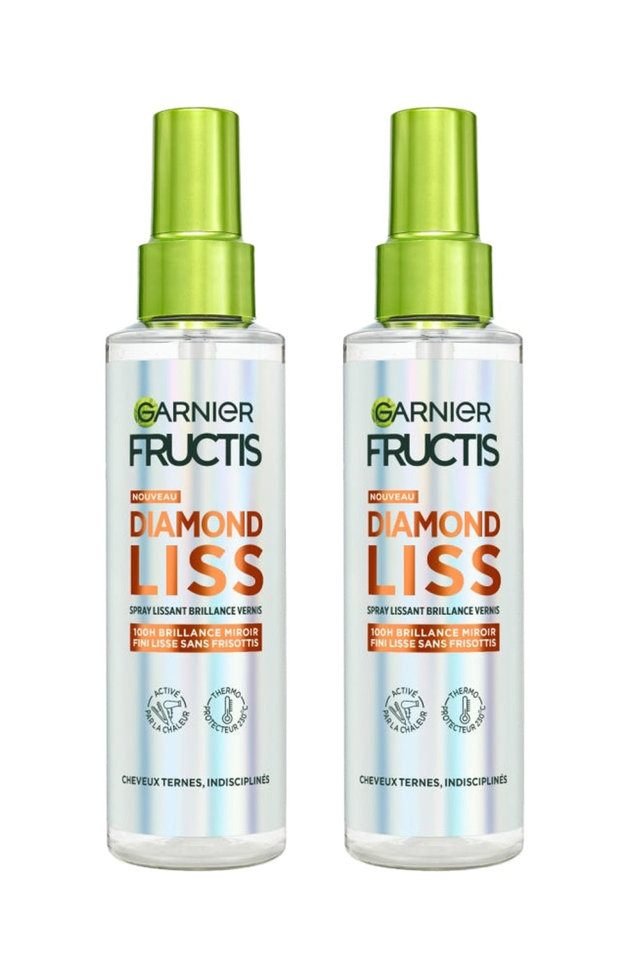 2 sprays lissant brillance - Fructis - 150 ml