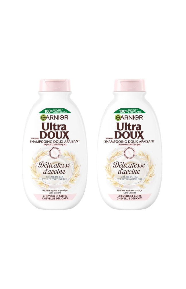 2 shampoings apaisants - Délicatesse d'avoine - 400 ml