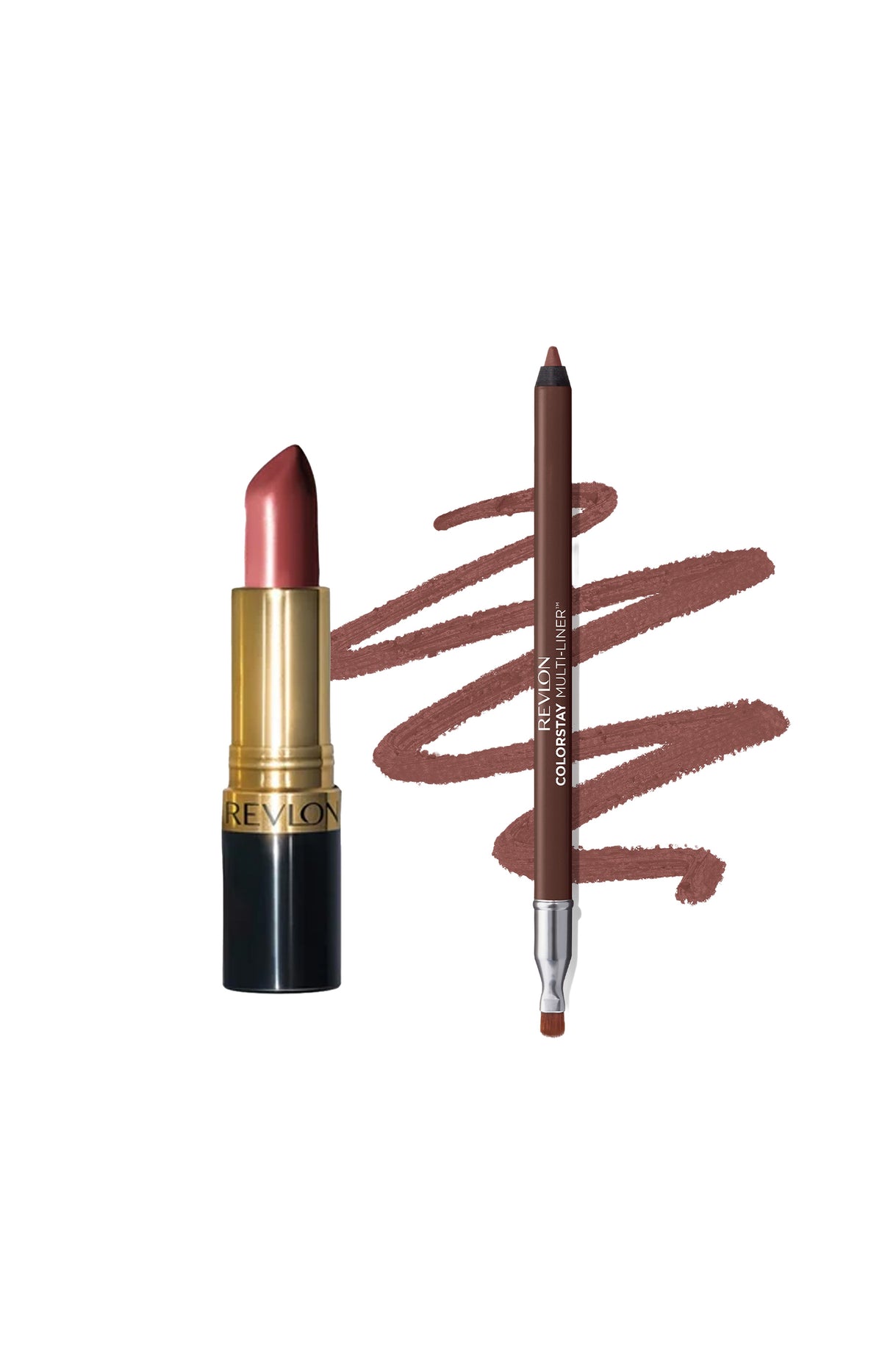 Duo lèvres - Rouge à lèvres & crayon multi-usages - Rum Raisin & Less Traced