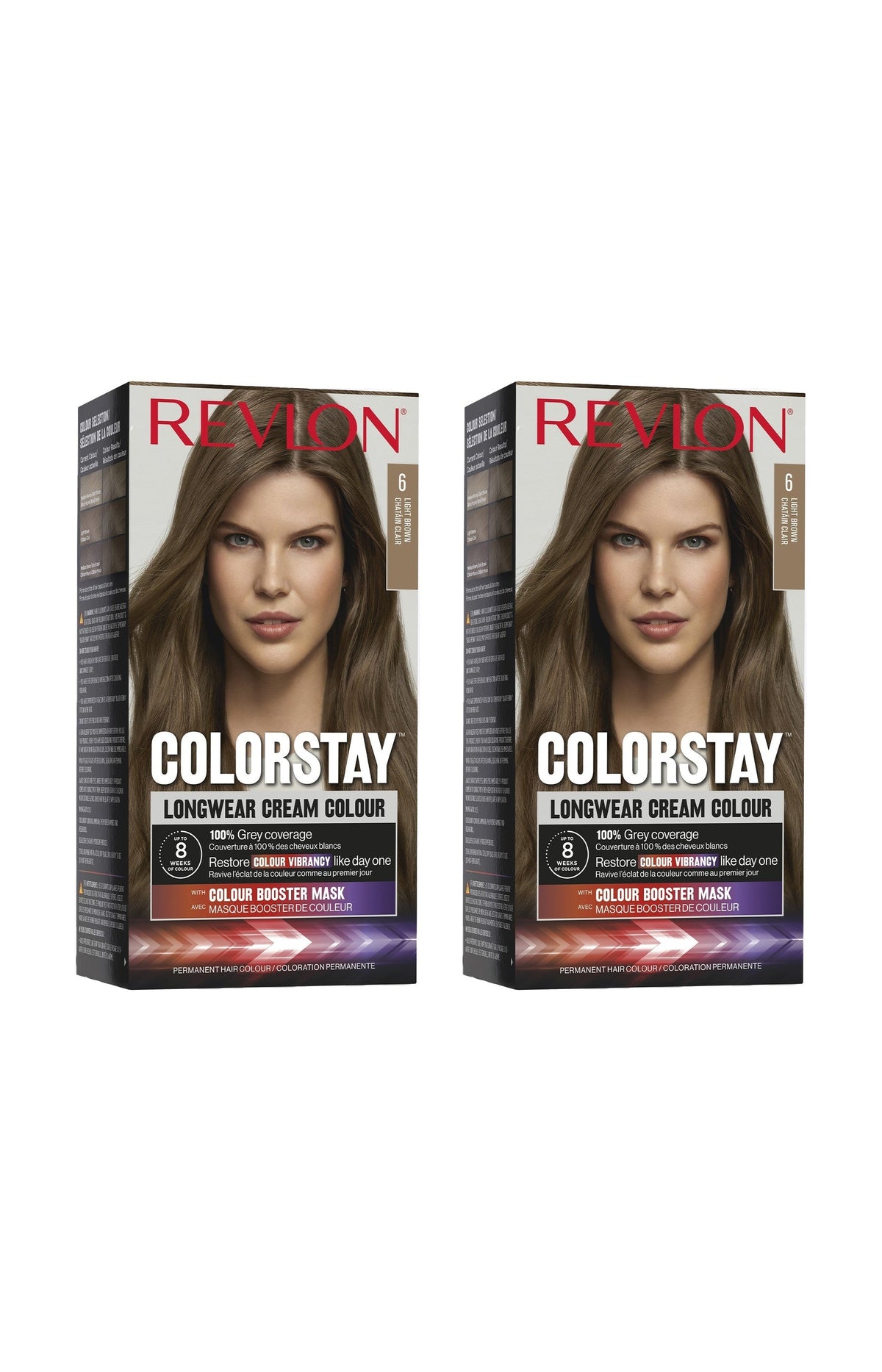 2 colorations permanentes - Colorstay - 6 Châtain Clair