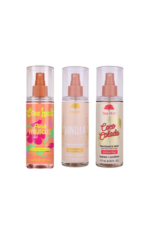 Brumes parfumées - Vanille, Hibiscus Rose & Coco Colada