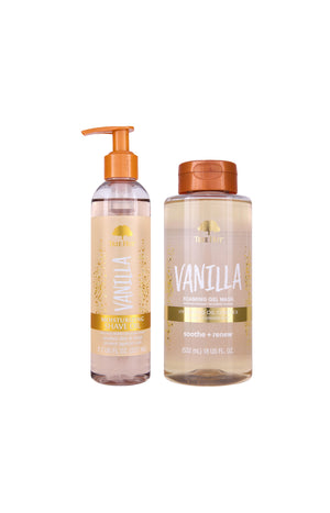Huile de rasage hydratante & gel douche - Vanille