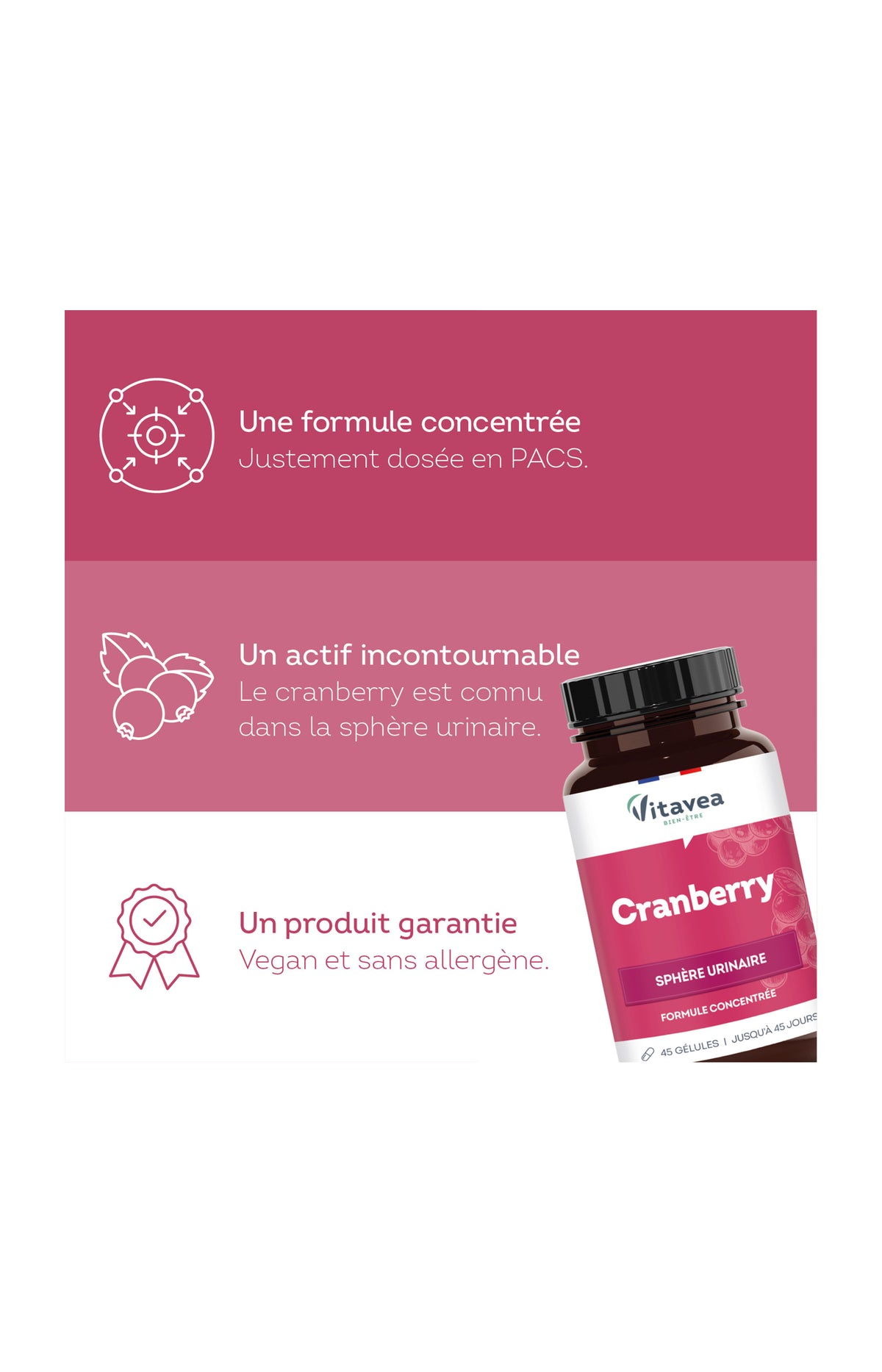 Cure confort urinaire - Cranberry - 45 jours