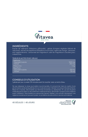 Cures endormissement rapide - Mélatonine, valériane & passiflore - 4 mois