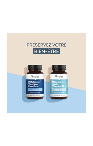 Cure endormissement rapide - Mélatonine, valériane & passiflore - 40 jours