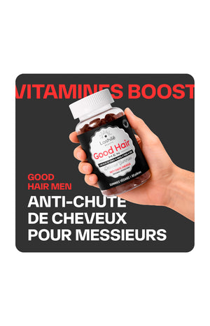 Gummies anti-chute de cheveux - Good Hair - Homme - 1 mois
