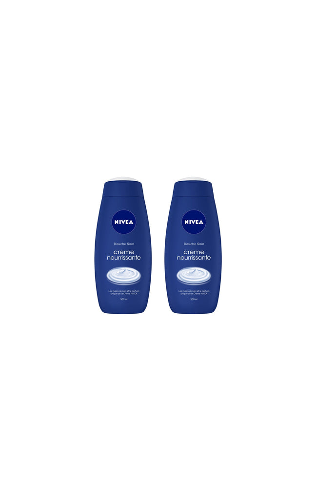 2 crèmes de douche nourrissantes - Huiles de soin - 500 ml
