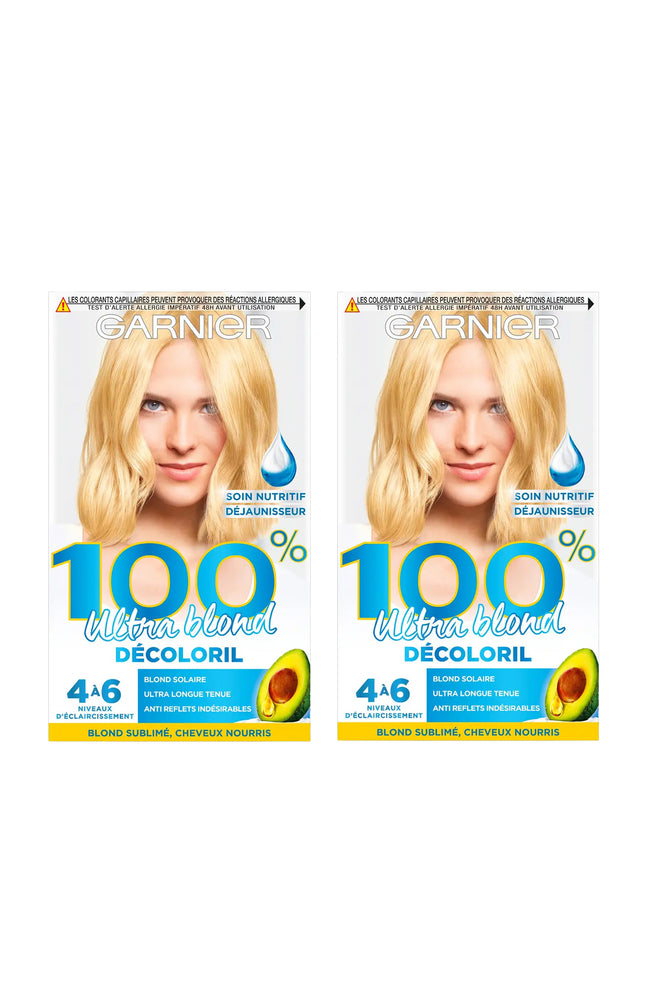 2 décolorants sans ammoniaque - 100% Ultra Blond