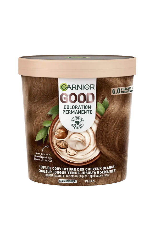 2 colorations permanentes - 6.0 - Châtain très clair Mocaccino - Sans ammoniaque