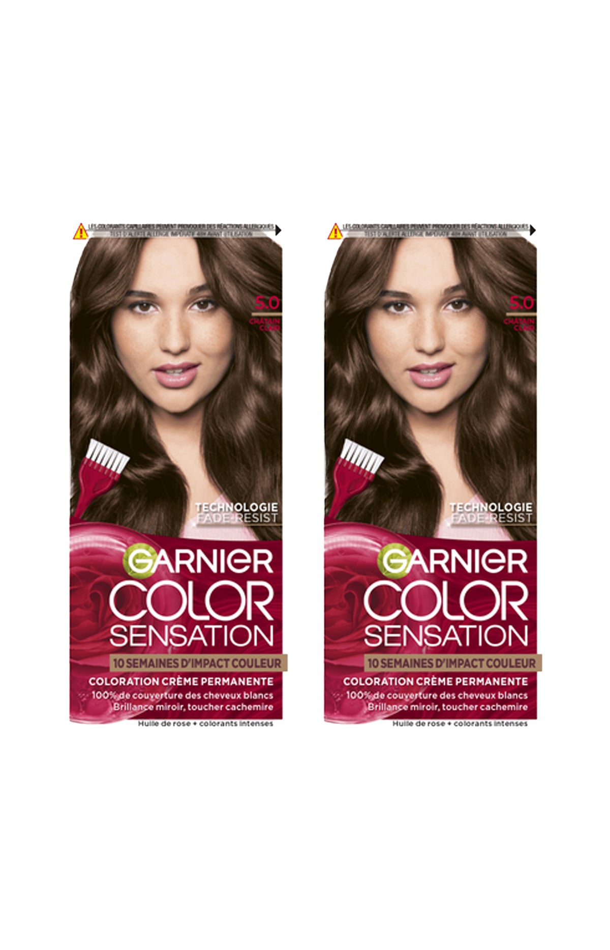 Coloration Permanente - 5.0 Châtain Clair - Color sensation