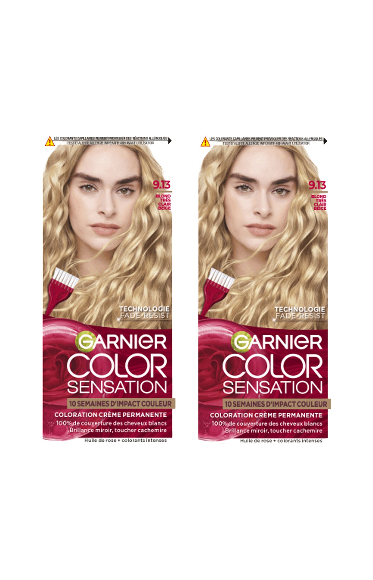 Coloration Permanente - 9.13 Blond Très Clair Beige - Color sensation