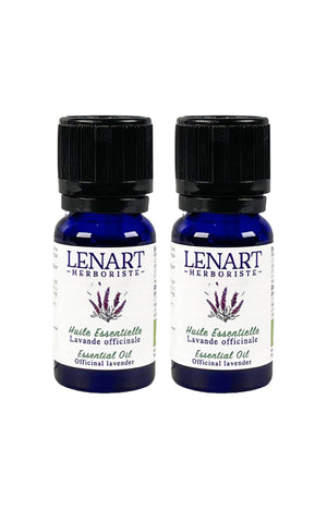 2 huiles essentielles de lavande officinale bio