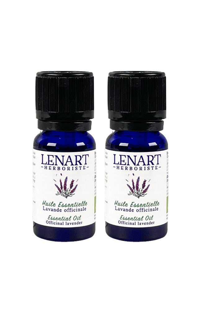 2 huiles essentielles de lavande officinale bio