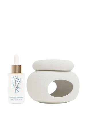 Huile de diffusion & bruleur - Douceur du linge - Jasmin & iris