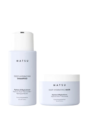 Shampoing & masque hydratant - Acide hyaluronique & niacinamide