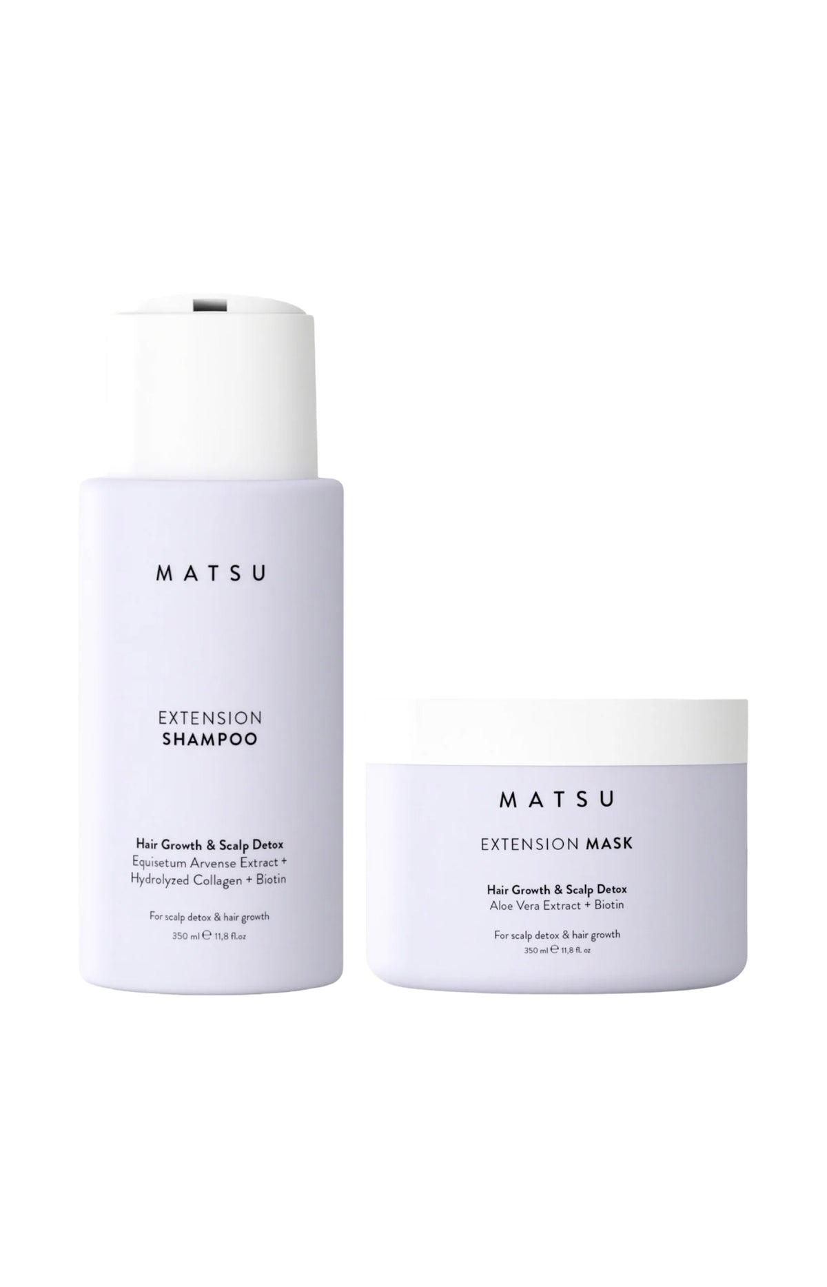 Shampoing & masque détoxifiants - Collagène & biotine