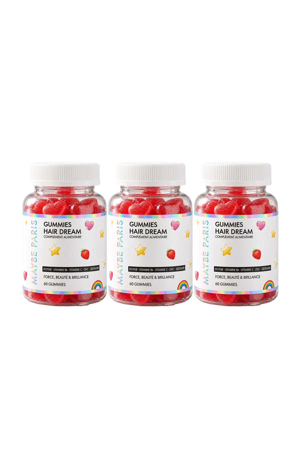 Gummies pour les cheveux - Hair Dream - 3 x 60 gummies