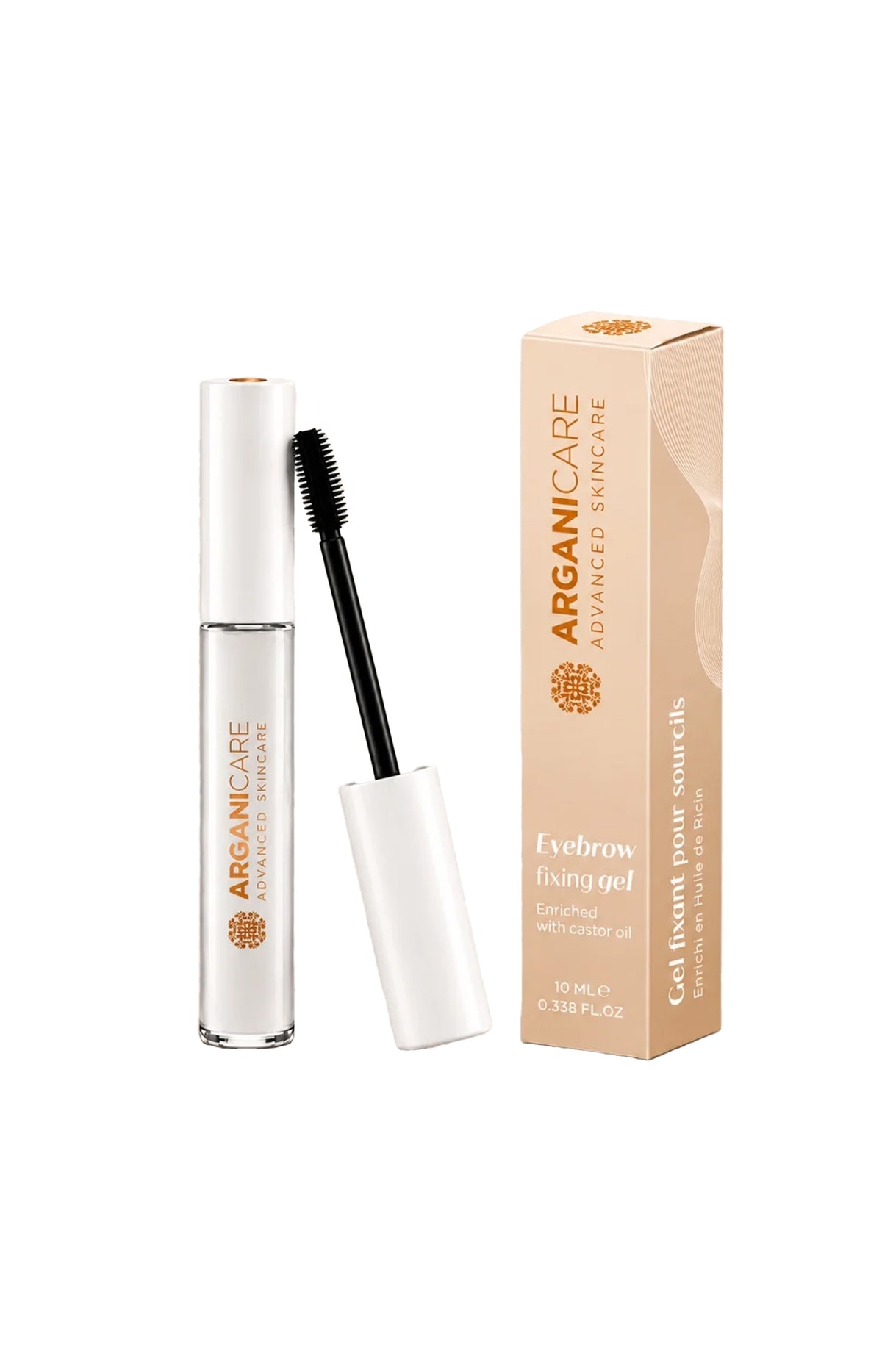Gel Fixateur Sourcils Enrichi à l’Huile de Ricin – Tenue & Soin