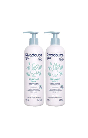 Gels lavants bio - Bébé - 2 x 500 ml