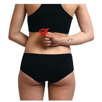 Shorty menstruel - Nina - Flux moyens - Gris