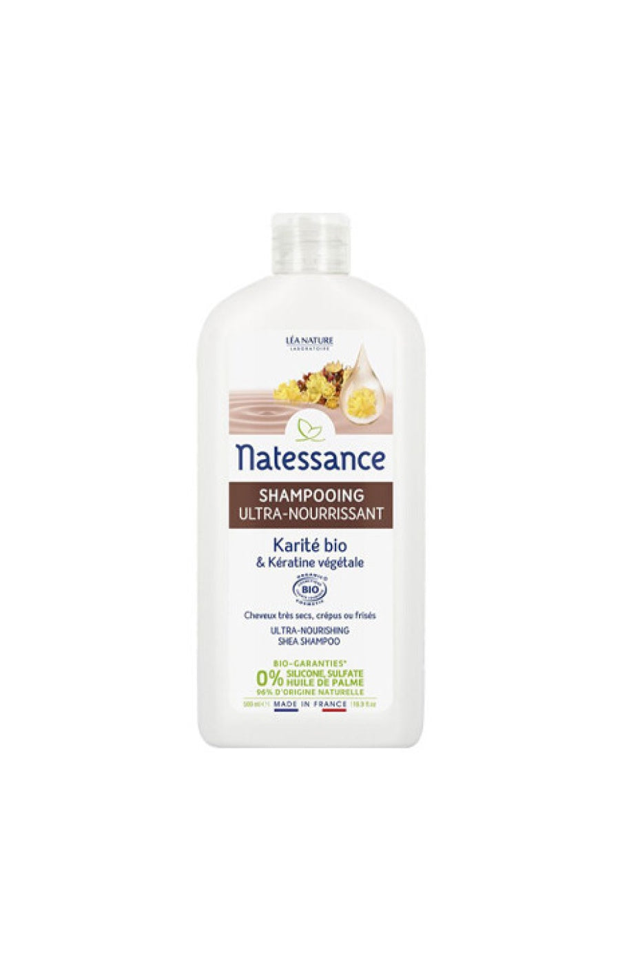 Shampoings ultra-nourrissants - Karité & kératine végétale - Cheveux crépus ou frisés - 2 x 500 ml