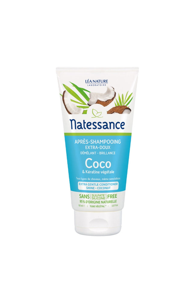 Après-shampoings extra-doux - Huile de coco - Cheveux normaux à ternes - 2 x 150 ml