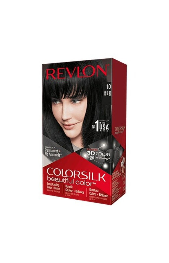 2 colorations permanentes - Colorsilk - 10 Noir