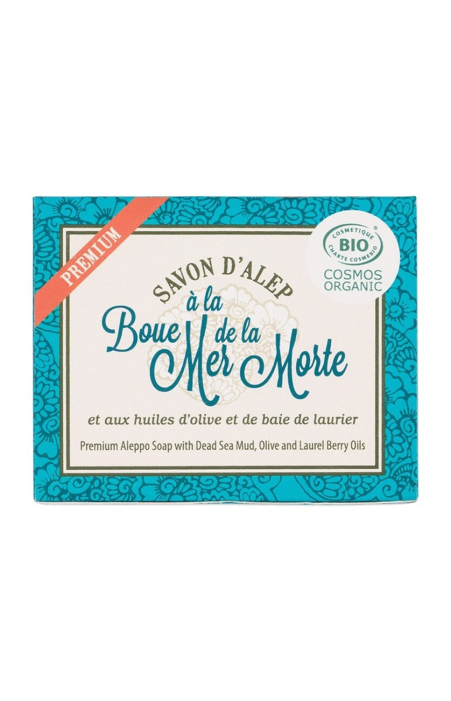 Savon d’Alep raffermissant bio - Boue de la mer Morte - Visage & corps - 125 g
