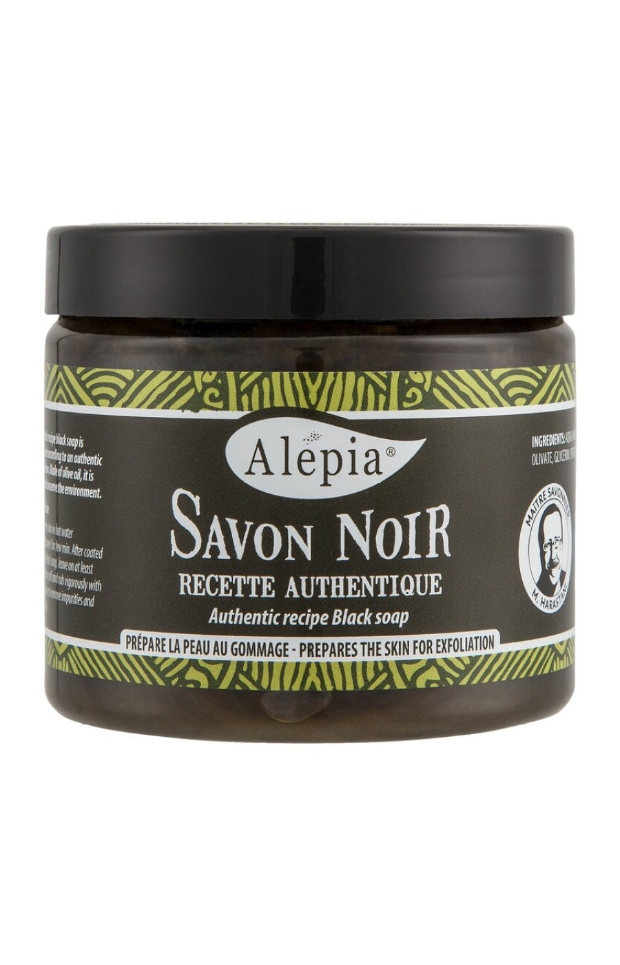 Savon noir hydratant & exfoliant - Recette authentique - Corps - 200 ml