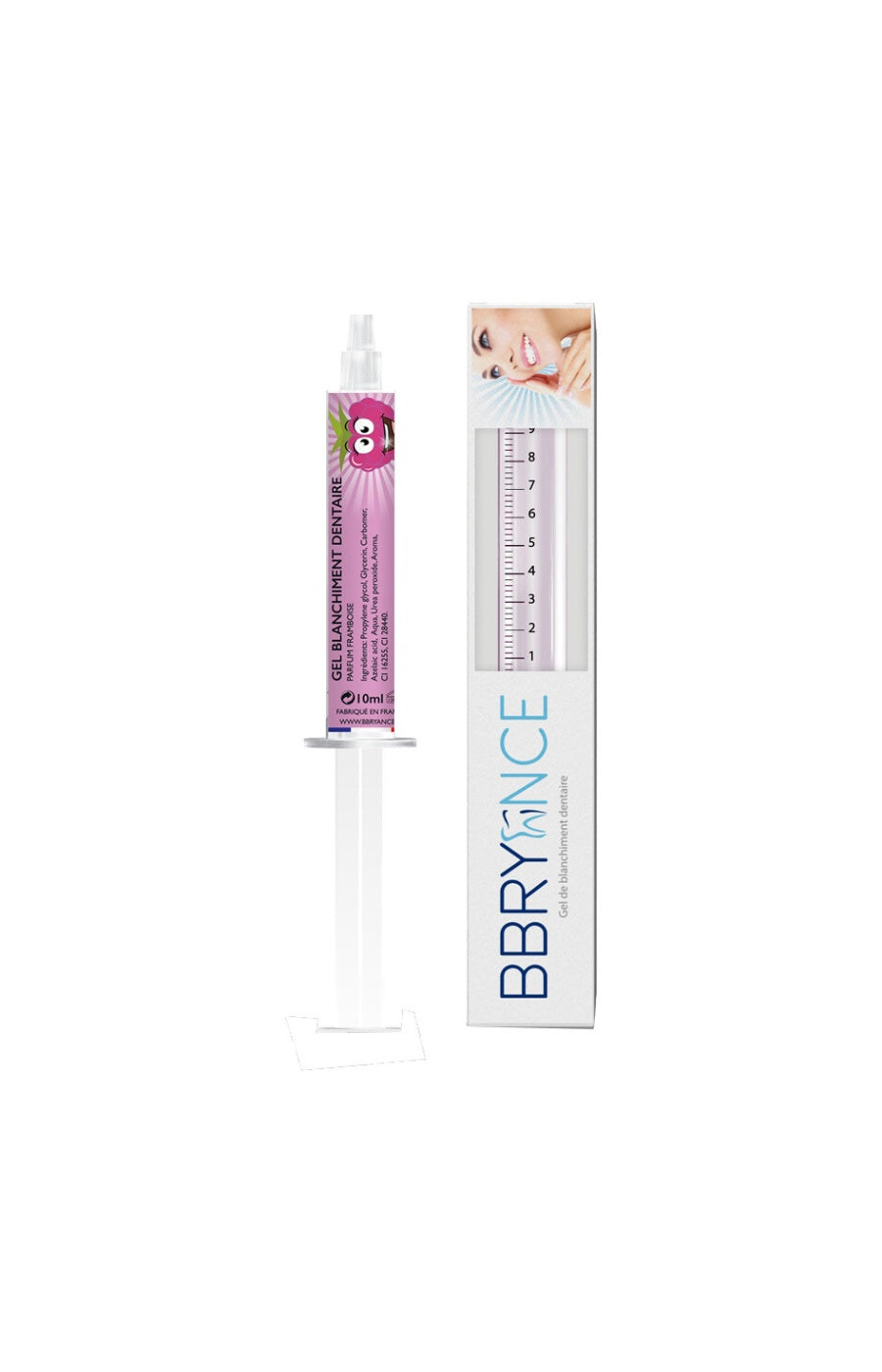 Recharge gel blancheur - Framboise - 10 ml