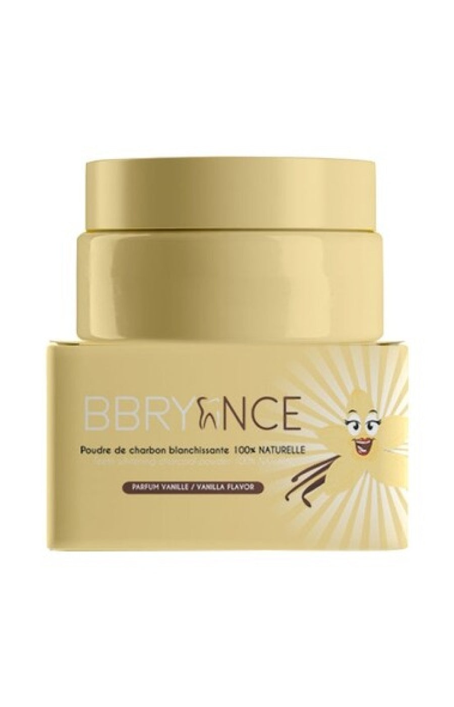 Poudre de charbon blanchissante 100% naturelle - Vanille - 30 g