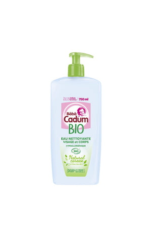 2 eaux nettoyante bio - Aloe vera - Visage & corps - Bébé - 750 ml