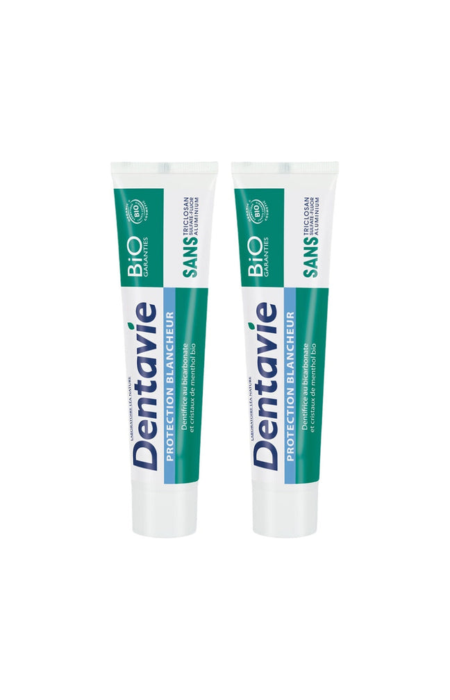 Dentifrices protection blancheur - Bicarnonate & cristeaux de menthol