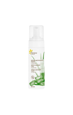 Mousse nettoyante bio - Aloe vera - Visage - 150 ml