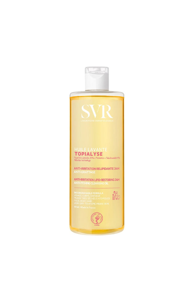 Huile lavante anti-irritation - Topialyse - Peaux sensibles à très sèches - Corps - 400 ml