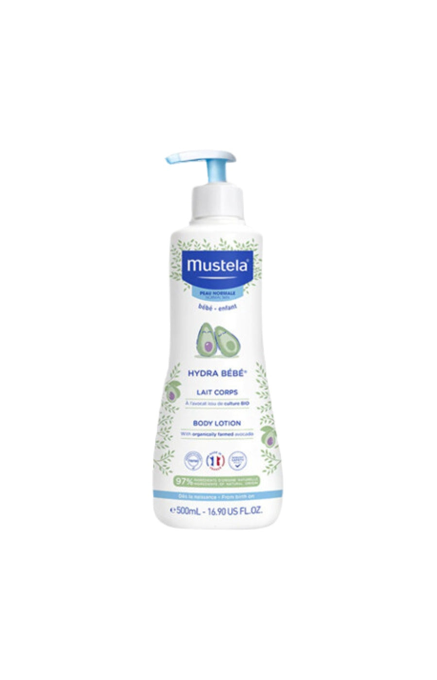 Laits corps hydratants - Avocat - Bébé - 2 x 500 ml