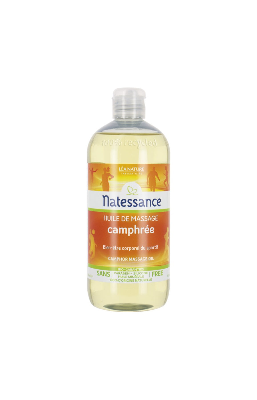 Huile de massage camphrée - Corps - 500 ml