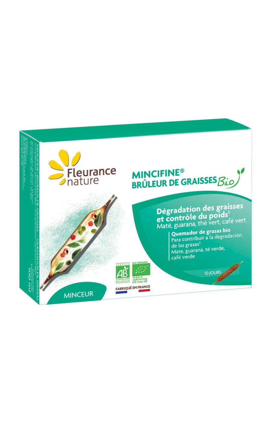Mincifine® brûleur de graisses bio - Dégradation des graisses & contrôle du poids - 20 jours
