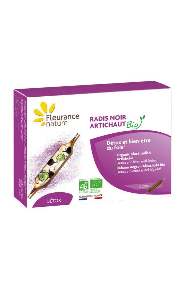 Radis noir artichaut bio - Détox & bien-être du foie - 20 jours