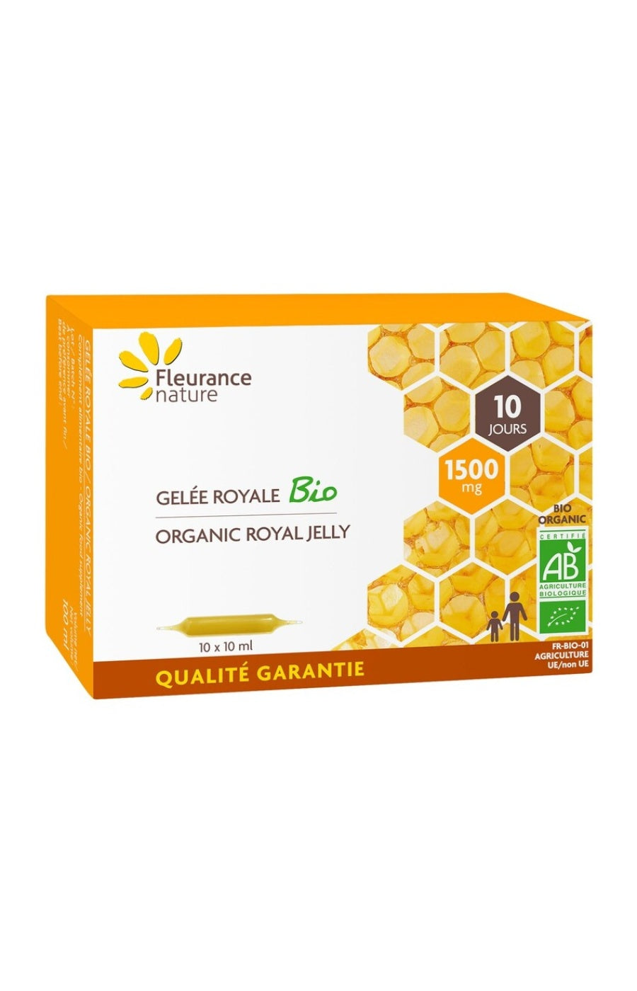 Ampoules à la gelée royale bio - 20 jours