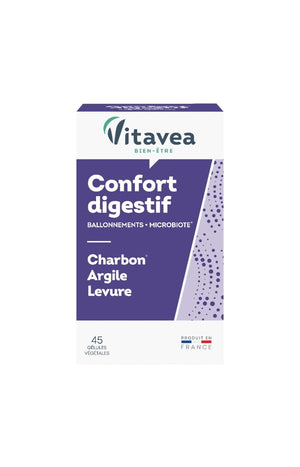Cure confort digestif - Charbon, argile & levure - 1 mois