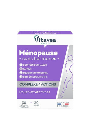 Cure ménopause - Pollen & vitamines - Sans hormones - 3 mois